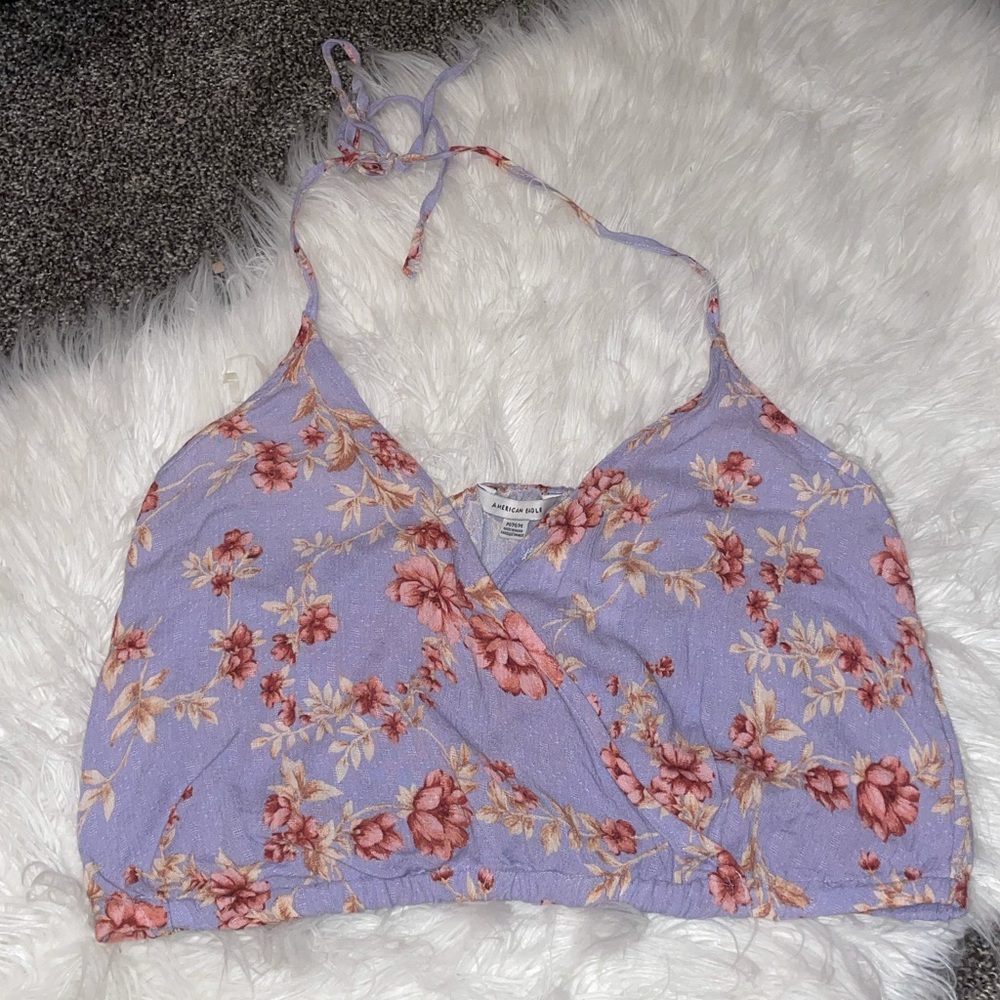 NWT American Eagle medium floral halter top.